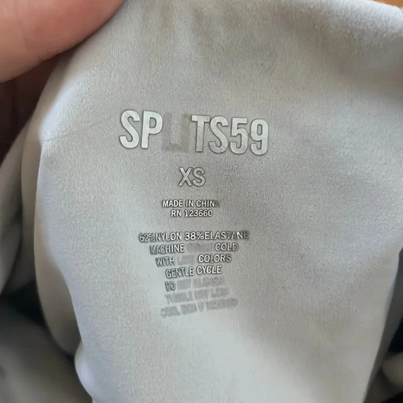 Splits59 Striped Front Seam Athletic Bodycon Leggings VV - Picture 3 of 3